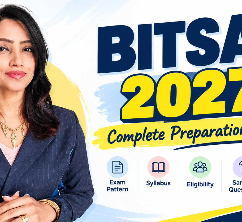 BITSAT 2027 preparation guide featuring Pooja Mam