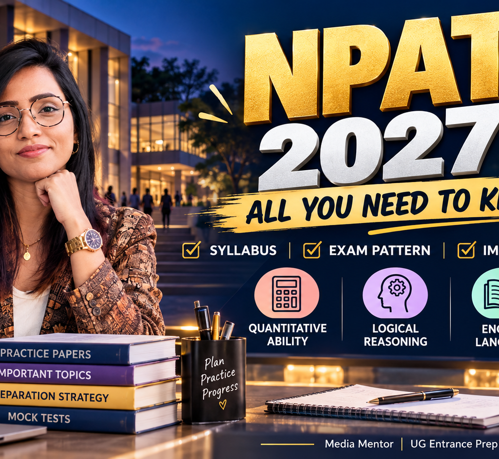 NPAT 2027 syllabus, exam pattern and important topics preparation guide
